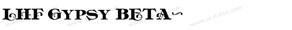 LHF Gypsy BETA字体转换